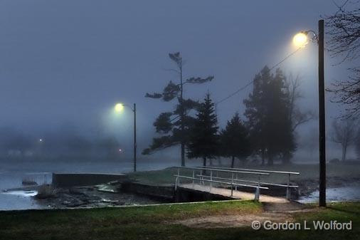 Foggy Rideau Canal_DSCF01475-80.jpg - Photographed at foggy first light along the Rideau Canal Waterway in Smiths Falls, Ontario, Canada.